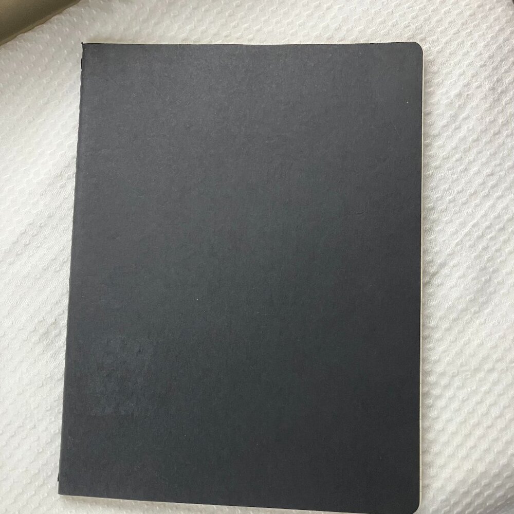 Moleskine Classic Notebook Soft Cover 7.5"x9.75" Black, Ruled, New
